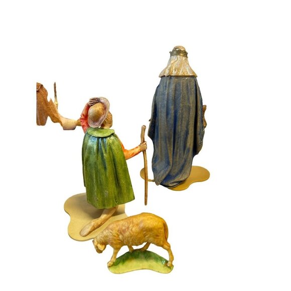 DePose Italy Nativity Figures Set Of 12 Plastic Shepherds Wise Men Animals - Picture 11 of 11
